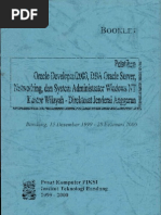 Download Booklet Pelatihan Oracle Dan Jaringan PIKSI 2000 by Ahmad Abdul Haq SN22639384 doc pdf