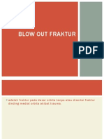 Blow Out Fraktur