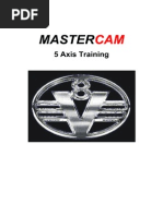 MasterCAM 5 Ax Training