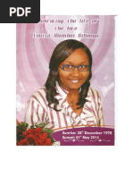 Louisa Funeral Program 09052014