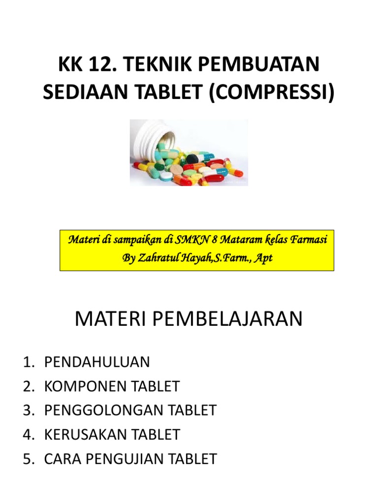 KK 12.materi Tablet | PDF