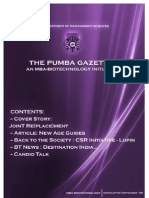The PUMBA Gazette (September Edition)