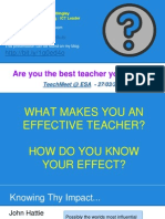 Are You the Best Teacher You Can Be?