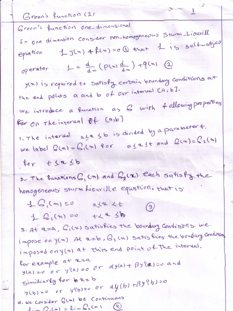Green Function2 | PDF