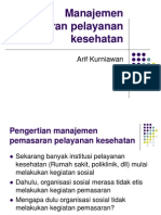 Download Manajemen Pemasaran Pelayanan Kesehatan 3 by anon_930584355 SN226440702 doc pdf
