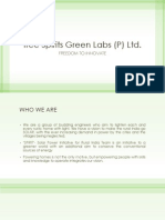 Free Spirits Green Labs (P) Ltd. - Presentation