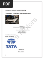 Tata Super Ace Report