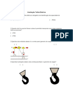 Avaliação Segurança Talha Elétrica