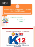 Download Assessment of Learning Outcomes K to 12 by Linda Francia SN226453016 doc pdf