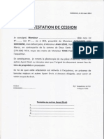 Acte de Cession PDF