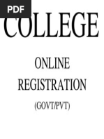 College: Online Registration