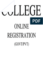 College: Online Registration