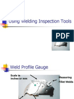 Using Welding Inspection ToolUsing Welding Inspection Toolss