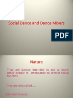 Social Dance and Dance Mixers