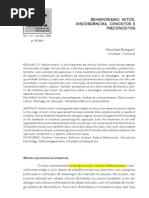 Mitos e Equivocos Sobre Behaviorismo