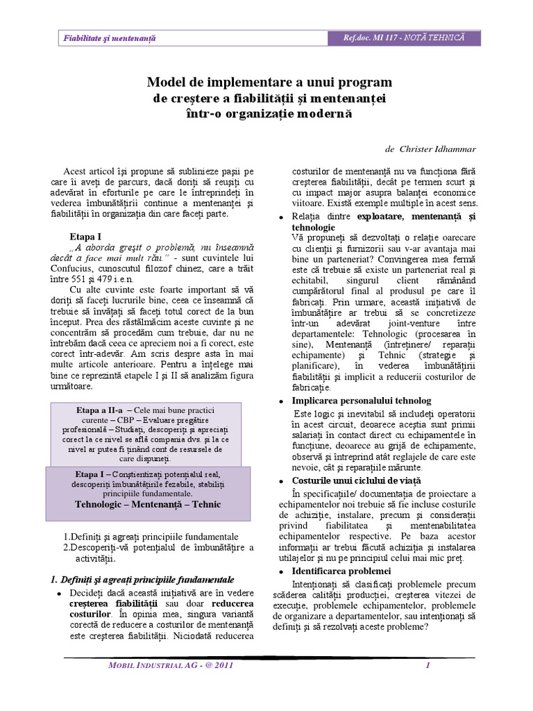 Model de Implementare | PDF