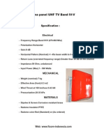 Data Sheet Panel Antenna UHF PDF