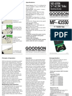 Goodson Magnaflux Y7 Manual