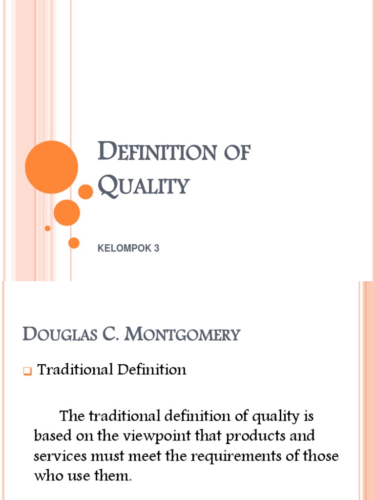 WHAT IS THE DEFINITION OF A QUALITY visual data 3