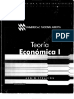 641 - Teoría Económica I