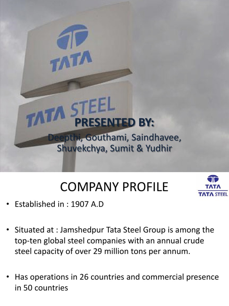 Tata Iron and Steel Company (TISCO) PDF Economies Business