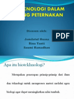 Bioteknologi Peternakan