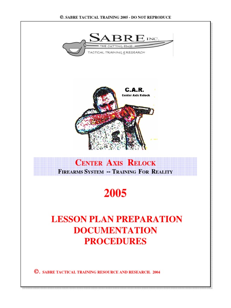 Center Axis Relock System Manual