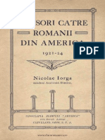 Nicolae Iorga - Scrisori Către Românii Din America - 1921- 24
