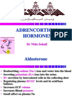 Adrencortical Hormones: DR Nida Sohail