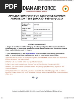 Career Air Force-India (Candidate Section)