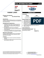 Firestone PondGard Rubber Liner Technical Sheet