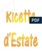 Ricette - Ricette D'estate