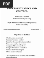 Process Dynamics and Control