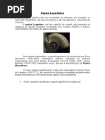 Espiral Logarítmica -curiosidades