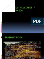 Sedimentos Aluviales y Sedimentacion