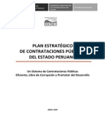 Plan Estrategico de Contrataciones Publicas