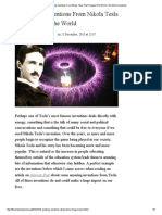 10 Amazing Inventions From Nikola Tesla That Changed The World - The Mind Unleashed