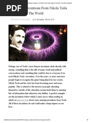 10 Amazing Inventions From Nikola Tesla That Changed The