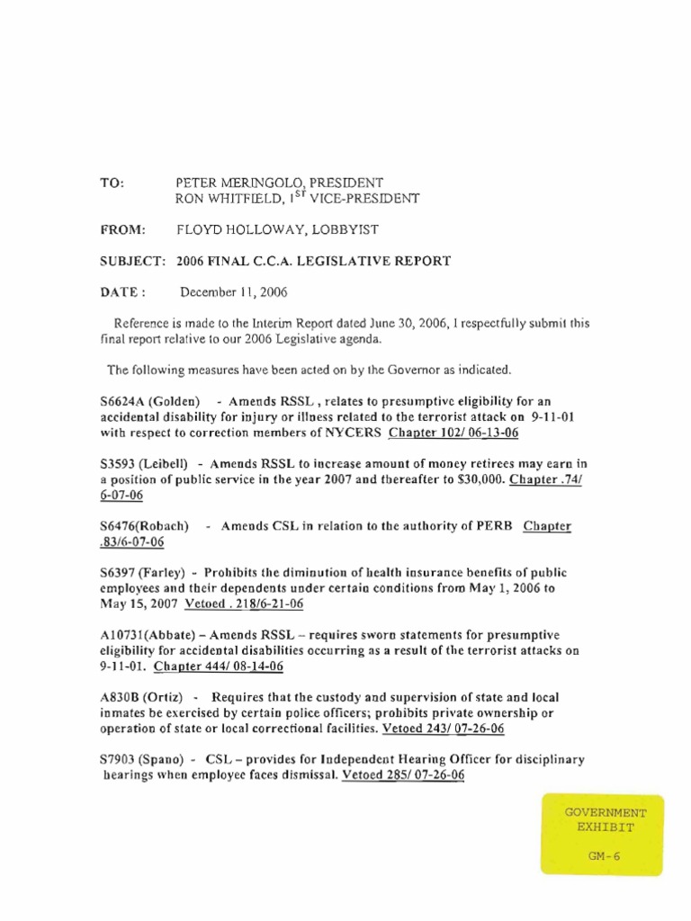 2006 Final C.C.A. Legislative Report | PDF | Core Civic | Employment