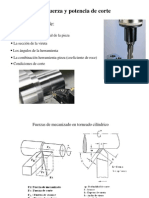 Presentación Fuerzas de Corte Proceso de Fabricación