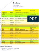 Lista de Nombres de Colores - Amarillos PDF