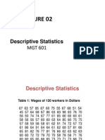 Descriptive Statistics