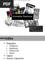 Emmeline Pankhurst Trabalho Goncalo Rocha 12B Ppt