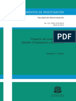 Proyecto de Investigación - Gestión Empresarial y Desarrollo