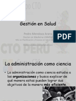 Clase de Gestion en Salud