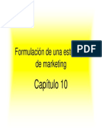 Formulación de Una Estrategia de Marketing de Marketing: Capítulo 10