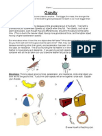 Gravity Worksheet 2