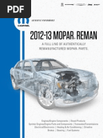 Download 2012 2013 Mopar Reman Catalog by cjcider SN226639143 doc pdf