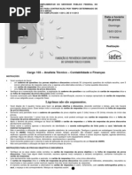 103 Analista Técnico - Contabilidade e Finanças