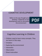 cognitive development